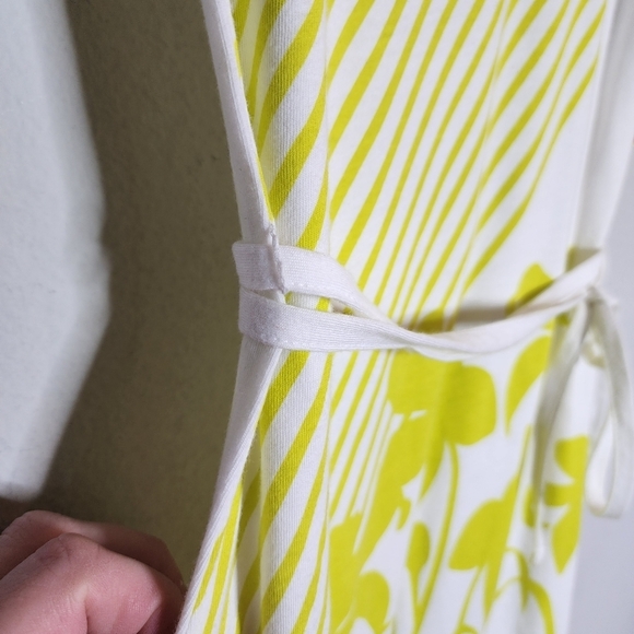 NWT Roxy Girls floral stripe lemon lime dress - Picture 10 of 16
